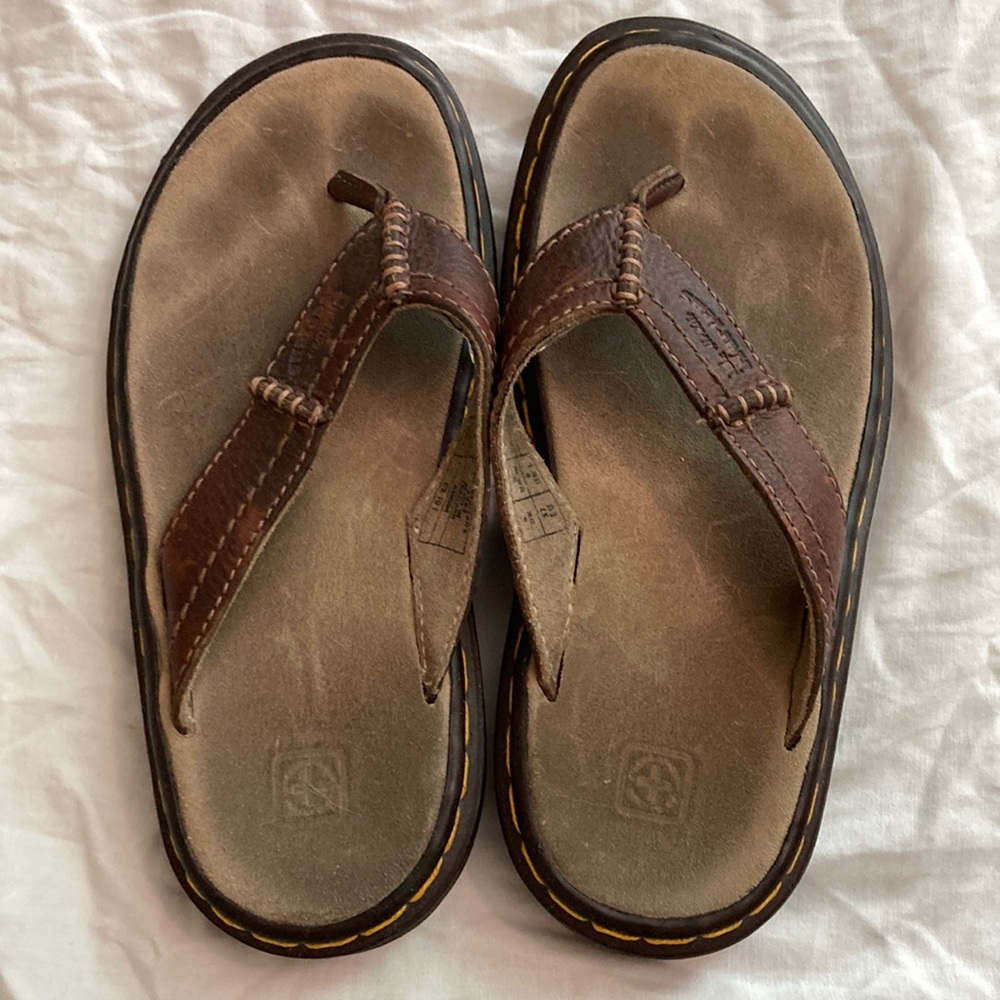 Dr. Martens Leather Flip Flops